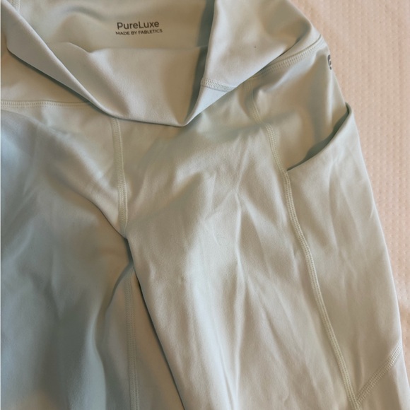 Fabletics PureLuxe Light Blue Leggings - Picture 3 of 4